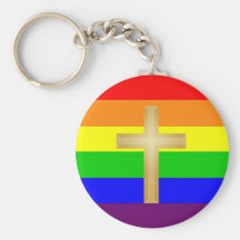 GLBT Christian Pride Key Chains