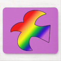 GLBT Dove mousepads by AtlasShrugging GLBT Dove mousepads
