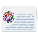 GLBT Equality White Card