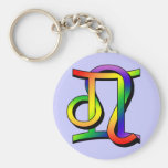 GLBT Gemini & Leo Key Chains