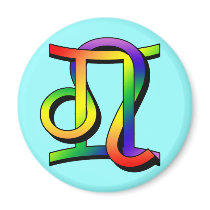 GLBT Gemini & Leo magnets by AtlasShrugging GLBT Gemini & Leo magnets