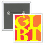 GLBT Hot Pop Square Button