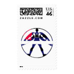 GLBT Leather Pride Bird Man postage