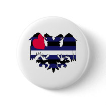 GLBT Leather Pride Double-Headed Eagle buttons by markthaler GLBT Leather Pride Double-Headed Eagle buttons