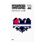 GLBT Leather Pride Double-Headed Eagle Stamps