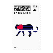 GLBT Leather Pride Panther Stamp