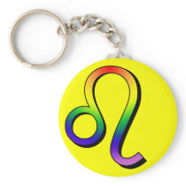 GLBT Leo Keychain
