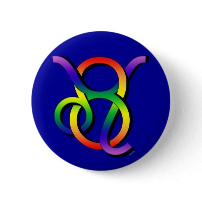 GLBT Leo & Taurus Buttons by AtlasShrugging