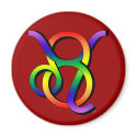 GLBT Leo & Taurus magnets