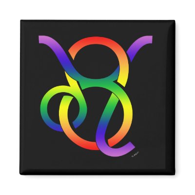 GLBT Leo & Taurus Magnet by AtlasShrugging
