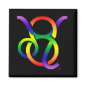 GLBT Leo & Taurus magnets