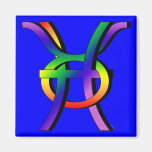 GLBT Pisces & Taurus Refrigerator Magnets