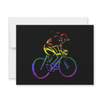 GLBT Pride Bicyclist Custom Announcement