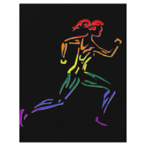 GLBT Pride Female Runner flyers