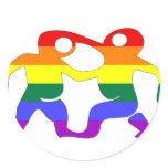 GLBT Pride: Gemini, May 22 - June 21 Round Sticker