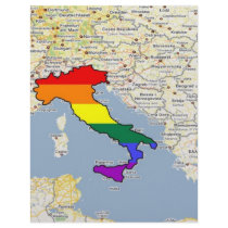 GLBT Pride, Italy Letterhead Template
