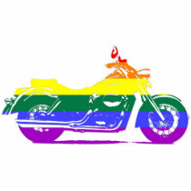 GLBT Pride Motorcycle Photo Sculpture photo sculptures by markthaler GLBT Pride Motorcycle Photo Sculpture photo sculptures