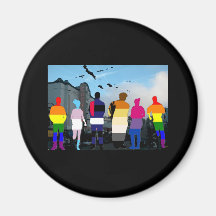 GLBT Pride People in the Castro Magnet