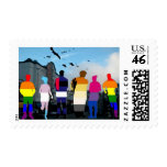 GLBT Pride People in the Castro postage