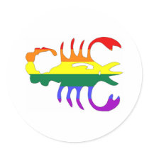 GLBT Pride:  Scorpio stickers