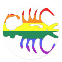 GLBT Pride:  Scorpio stickers