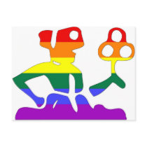 GLBT Pride:  Virgo, August 22 - September 23 postcards