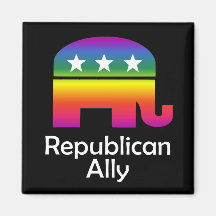 GLBT Republican Ally Refrigerator Magnet
