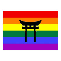 GLBT Shinto Pride Flag posters
