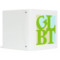 GLBT Tropo Pop Avery Binder