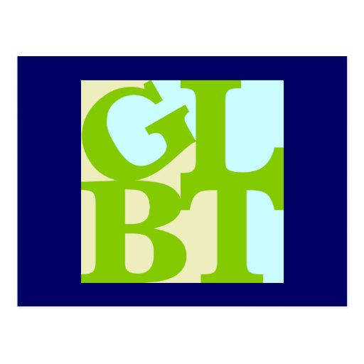 GLBT Tropo Pop Postcard