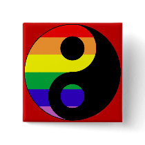 GLBT Yin Yang buttons by AtlasShrugging GLBT Yin Yang buttons