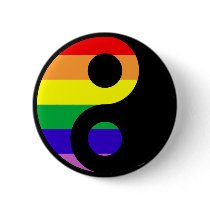 GLBT Yin Yang buttons by AtlasShrugging GLBT Yin Yang buttons