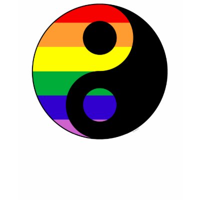 GLBT Yin Yang TShirt