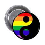 GLBT YinYang Pin
