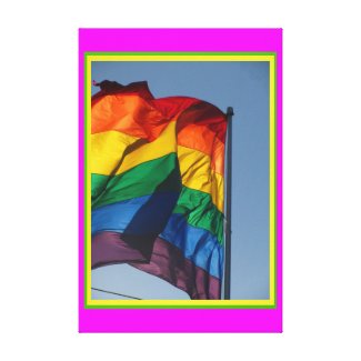 GLBTQ Rainbow Flag, La Bandera Gay