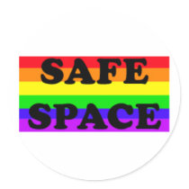 GLBTQA Safe Space Sticker