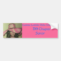 GLD Bumpersticker-Chapter Soror Bumper Sticker