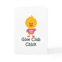 Glee Club Chick Greeting Card