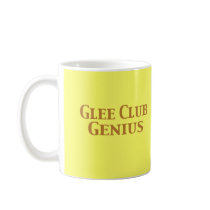 Glee Club Genius Gifts mugs