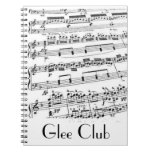 Glee Club Music Spiral Note Book