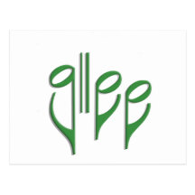 glee club post cards
