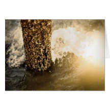 Glee! The great storm is over! Greeting Card