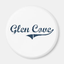 Glen Cove New York Classic Design Refrigerator Magnets