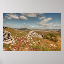 Glen Hill View (The Burren) Posters