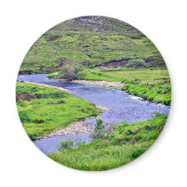 Glen River In Ireland magnets