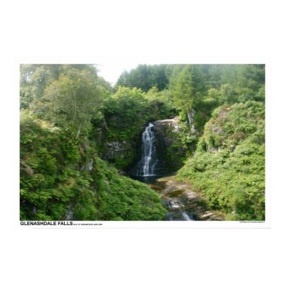 Glenashdale Falls, Isle of Arran, Scotland Poster by ezekial2517