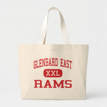 Glenbard East - Rams - High - Lombard Illinois Canvas Bags
