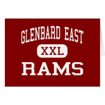Glenbard East - Rams - High - Lombard Illinois Greeting Cards