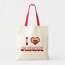 Glencoe, CA Tote Bags