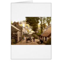 Glencoe Village_Ireland Greeting Card